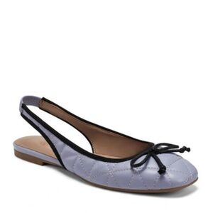 AEROSOLES Purple Quilted Slingback Flats
